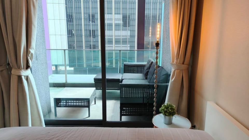 รูป Condo for RENT : Noble Remix 2 𝐒𝐢𝐳𝐞 54 sqm. 1 Bed / 1 Bath (Bathtub) / Balcony / Walking Closet 𝐅𝐥𝐨𝐨𝐫 : 3rd Fully furnished - รูปที่ 9/15