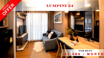 Condos for rent : 🍀🍀 Cozy Room 🍀 For Rent 📍 The Lumpini 24 🌸  🚆 Near BTS Phrom Phong 📲 Line: @rent2022 ✨ Beautiful Room | Ready to Move In 🔖  Code: A09955