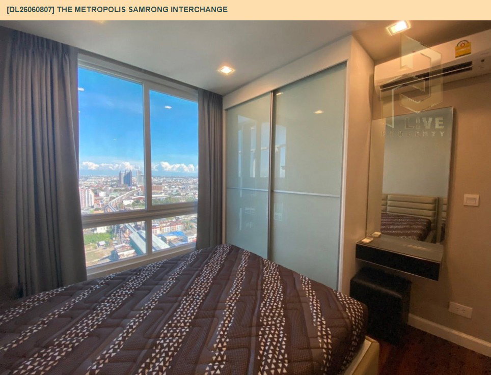 รูป DL26060807 ให้เช่าคอนโด เดอะ เมโทรโพลิส สำโรง อินเตอร์เชนจ์ (The Metropolis Samrong Interchange) ใกล้ BTS สำโรง พร้อมเข้าอยู่ โทรด่วน 0653619502 LineID @952jdxxk - รูปที่ 15/15