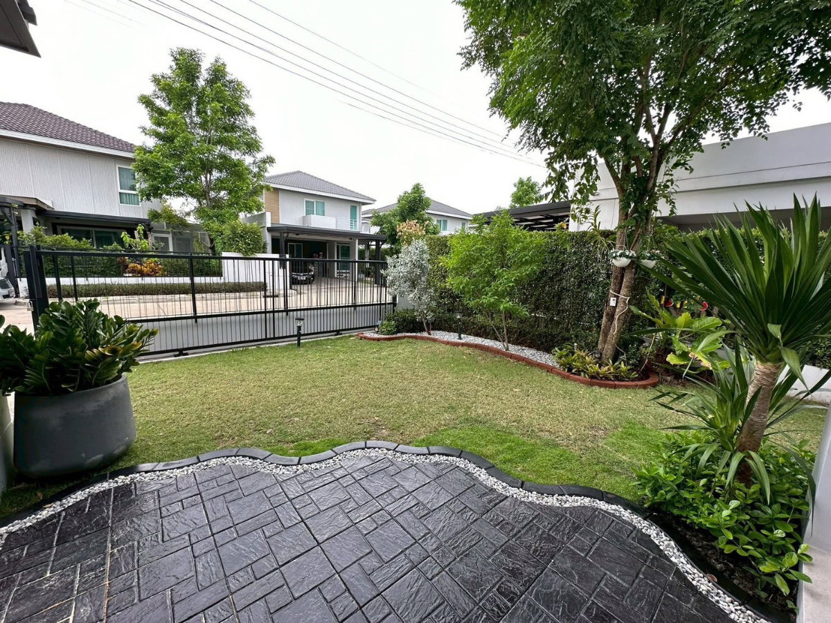 รูป 🏡📌ให้เช่าบ้านเดี่ยวสวยพร้อมอยู่ ชัยพฤกษ์ ทางด่วนรามอินทรา-จตุโชติ (L&H) 3 ห้องนอน 3 ห้องน้ำ พร้อมแอร์ครบทุกห้อง แถมฟรี WiFi และคนสวนดูแลสนามหน้าบ้าน - รูปที่ 13/15