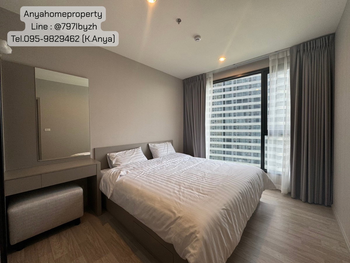 รูป Ideo Mobi Sukhumvit Eastpoint ห้อง 2 นอน 53 ตร.ม. เฟอร์ครบ ใกล้ BTS บางนา 250 ม. เพียง 27,000 บาท/เดือน - รูปที่ 4/7