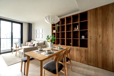 Condos for rent : Luxury condo for rent, One9Five Asoke – Rama 9, just 390 meters from MRT Rama 9.