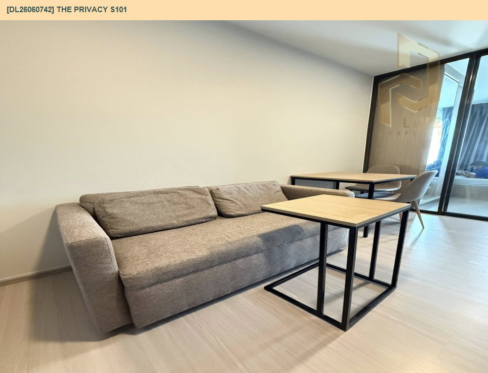 รูป DL26060742 ให้เช่าคอนโด เดอะ ไพรเวซี่ เอส 101 (THE PRIVACY S101) ใกล้ BTS ปุณณวิธี พร้อมเข้าอยู่ โทรด่วน 0653619502 LineID @952jdxxk - รูปที่ 5/15