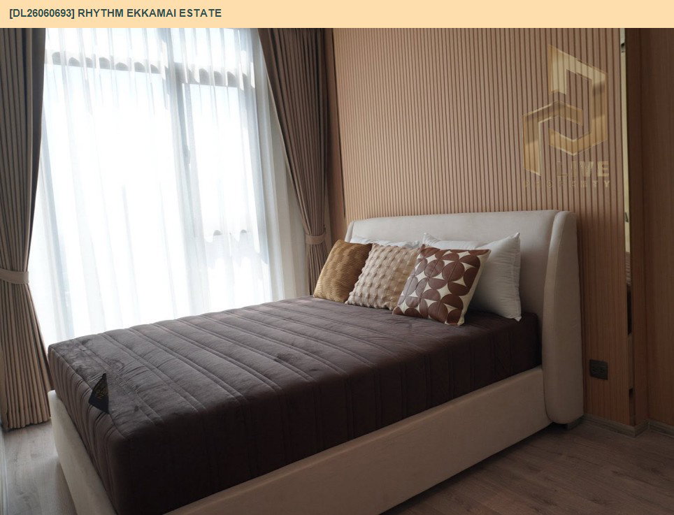 รูป DL26060693 ให้เช่าคอนโด ริธึ่ม เอกมัย เอสเตท (RHYTHM EKKAMAI ESTATE) ใกล้ BTS เอกมัย พร้อมเข้าอยู่ โทรด่วน 0638692663 LineID @952jdxxk - รูปที่ 3/10