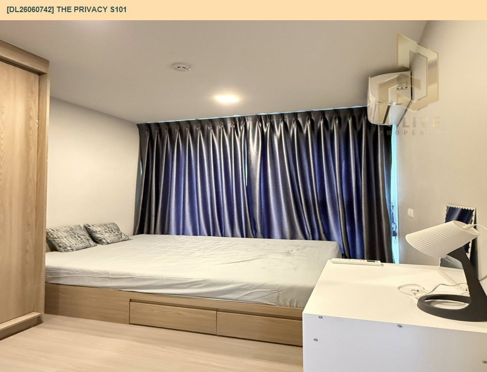 รูป DL26060742 ให้เช่าคอนโด เดอะ ไพรเวซี่ เอส 101 (THE PRIVACY S101) ใกล้ BTS ปุณณวิธี พร้อมเข้าอยู่ โทรด่วน 0653619502 LineID @952jdxxk - รูปที่ 2/15