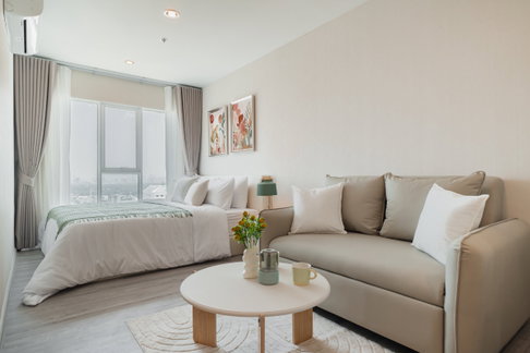 🏙️✨ FOR RENT: Regent Home Bangna — HIGH-FLOOR MODERN LIVING!  💰 Rental Price: 13,000 THB/month!!  