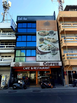 Shophouses for sale Bang Lamung Chonburi : TA8714🏖️Shophouse in Bali Hai Pier🛥️Land 144 sqm Usable area 480 sqm🏞️near  Walking Street, Pratumnak Hill