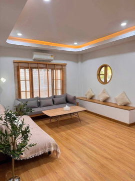 บ้านเช่าสไตล์มูจิหายาก ใกล้โรงเรียนวารี พื้นที่ใช้สอย 162 ตรม. 2 ห้องนอน
