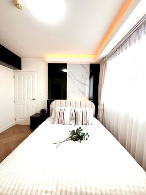 ขายคอนโด : ขาย D Condo รามอินทรา ห้องสวย พร้อมเฟอร์นิเจอร์ใหม่หมด