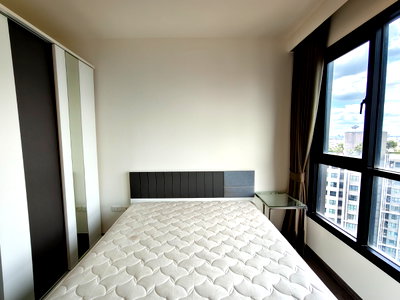 คอนโดให้เช่า : 🌆 ให้เช่า: The Base Park West Sukhumvit 77 | ชั้นสูง วิวเมือง พร้อมอยู่ @90condo 🌃