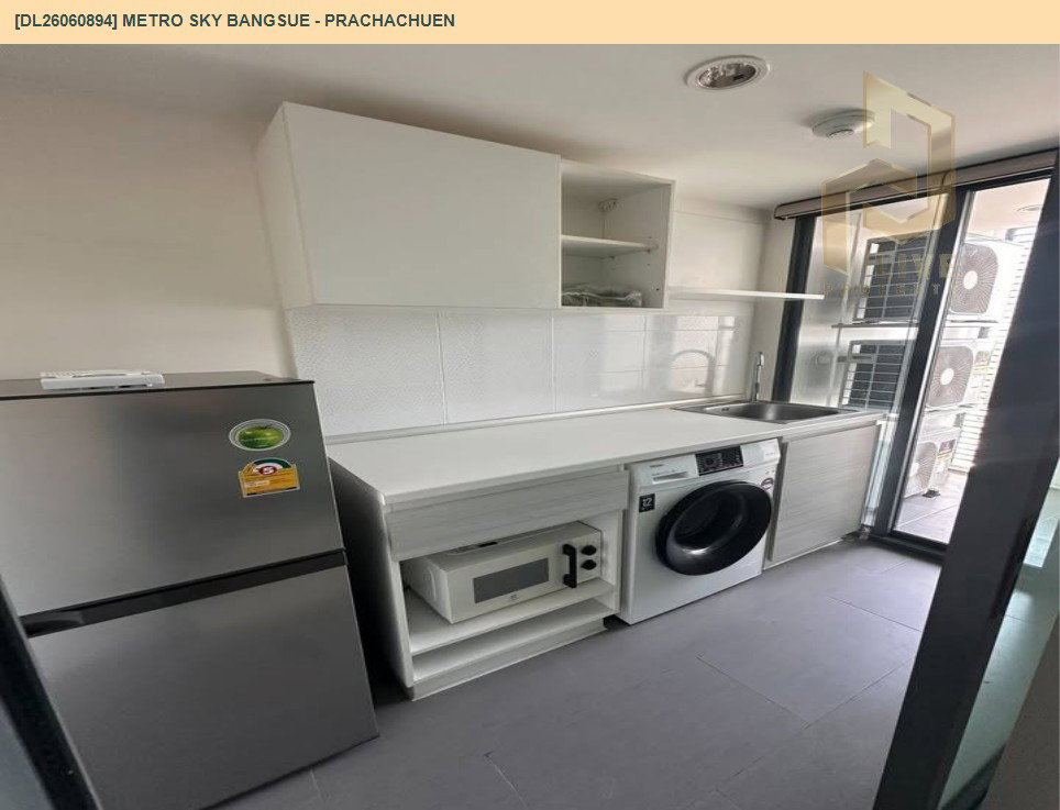 รูป DL26060894 ให้เช่าคอนโด เมโทร สกาย บางซื่อ - ประชาชื่น (Metro Sky Bangsue - Prachachuen) ใกล้ MRT บางซ่อน พร้อมเข้าอยู่ โทรด่วน 0638692663 LineID @952jdxxk - รูปที่ 6/7