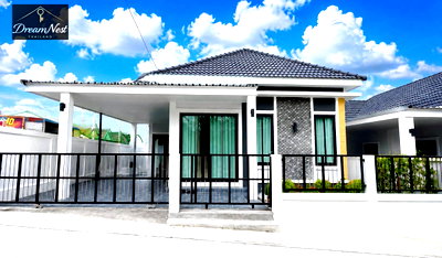 บ้านเดี่ยว นิคมอีสเทิร์นซีบอร์ด : บ้านเดี่ยวมาบยางพร ซอย 22 ไกล้ที่ทำงาน!!