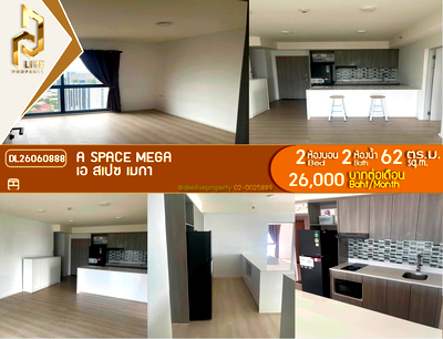 Condos for rent : DL26060888 Condo for rent, A space mega near -, ready to move in, call urgently 0638692663 LineID @952jdxxk