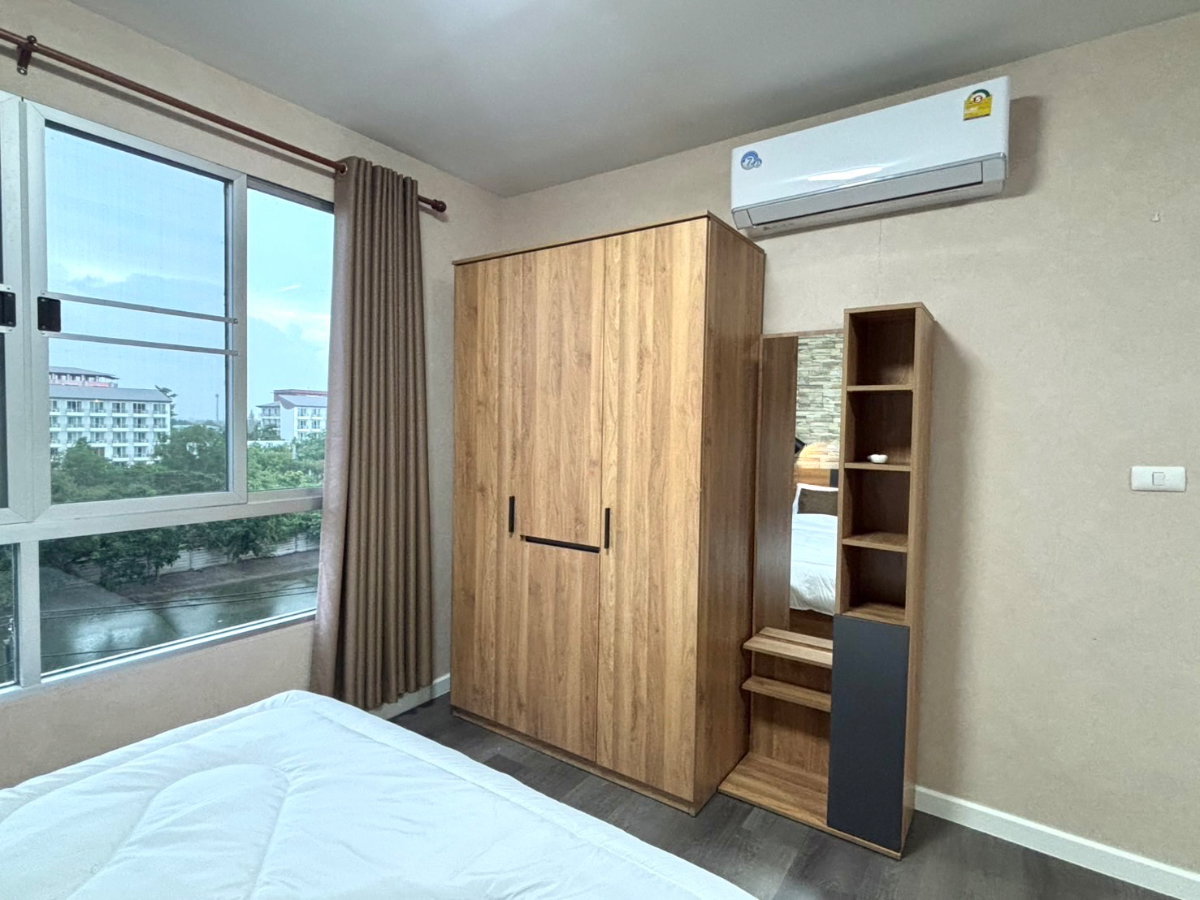 picture 📌𝐔𝐏𝐃𝐀𝐓𝐄 𝐑𝐎𝐎𝐌 𝟐𝟎𝟐𝟔📌 Condo for rent at Campus Resort Bangna [Beautiful built-in room / Free WiFi in room] ID LINE: atccity 💻 - 5/12