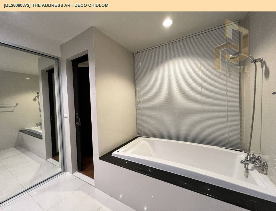 รูป DL26060872 ให้เช่าคอนโด ดิ แอดเดรส ชิดลม (The Address Art Deco Chidlom) ใกล้ BTS ชิดลม พร้อมเข้าอยู่ โทรด่วน 0638692663 LineID @952jdxxk - รูปที่ 11/11