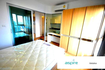 Condos for rent : 🌆✨ FOR RENT: Aspire Rama 4 — MODERN HIGH-FLOOR CITY LIVING!  💰 Rental Price: 12,000 THB/month!!  📍 1 Bedroom | 1 Bathroom | 28 sq.m. | 14th Floor