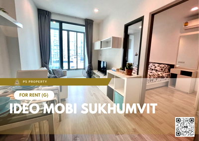 คอนโดให้เช่า : ให้เช่า ✨ IDEO Mobi Sukhumvit ✨ เฟอร์นิเจอร์ และ เครื่องใช้ไฟฟ้าครบ ใกล้ BTS อ่อนนุช