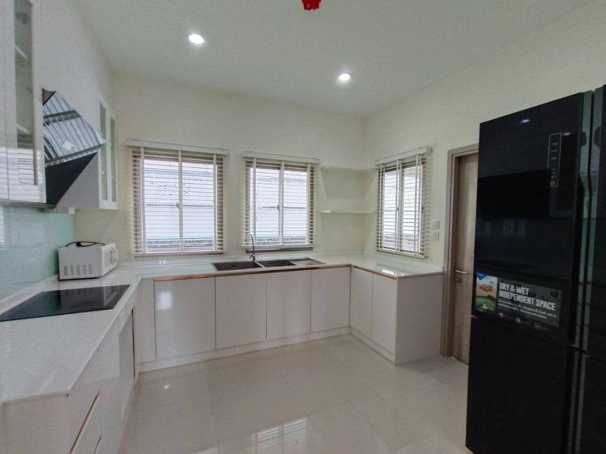 รูป HR3531ให้เช่าบ้านเดี่ยวหรูหลังมุม เดอะปาล์ม บางนา-วงแหวน (The Palm Bangna-Wongwaen) ใกล้ Mega Bangna ทำเลสุขาภิบาล 2 - รูปที่ 6/24