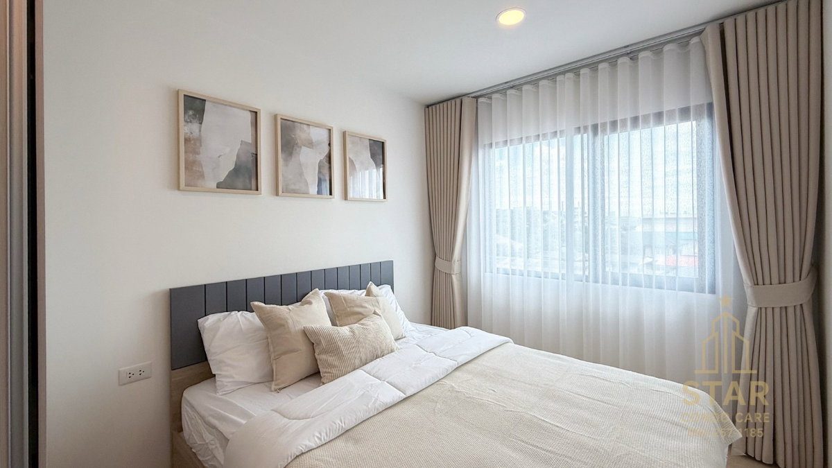 For rent Chewathai Hallmark Ladprao - Chokchai 4 near MRT Chokchai 4, beautiful room, ready to move in.