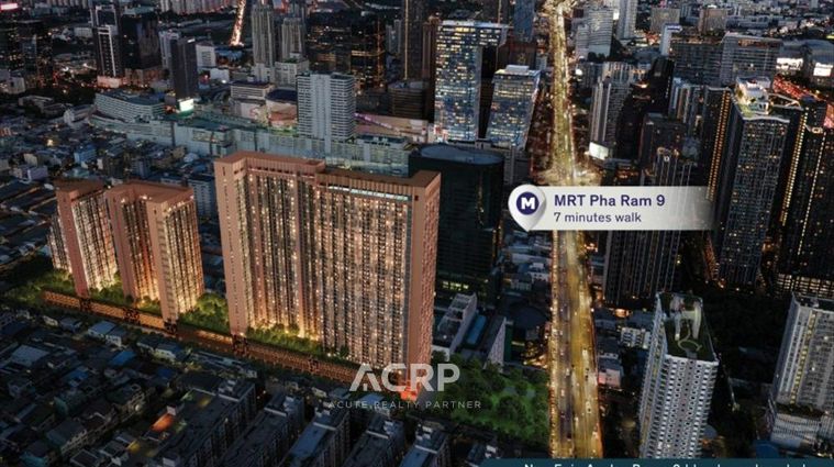 โครงการใหม่ใจกลาง New CBD | NUE Epic Asoke-Rama 9 Central rama9 MRT Rama 9 ดีลลับส่วนลดสูง 1 ลบ.