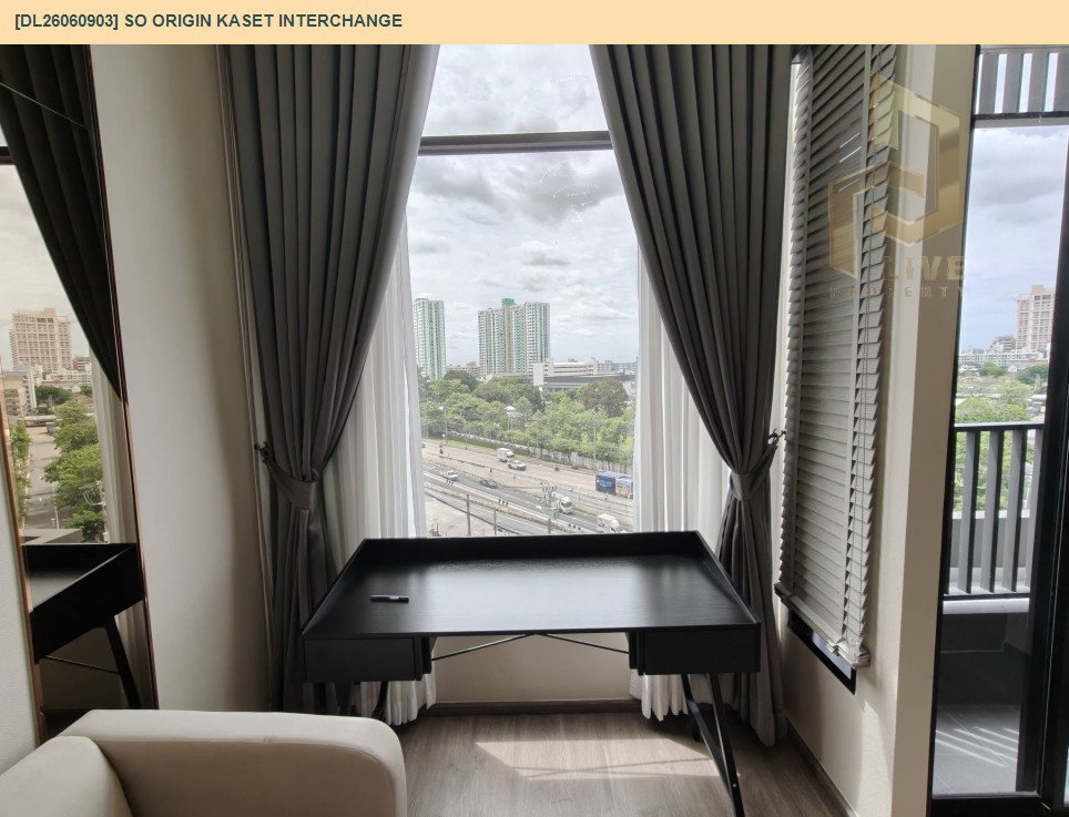 รูป DL26060903 ขายคอนโด โซ ออริจิ้น เกษตร อินเตอร์เชนจ์ (SO ORIGIN KASET INTERCHANGE) ใกล้ - พร้อมเข้าอยู่ โทรด่วน 0614453194 LineID @952jdxxk - รูปที่ 5/9