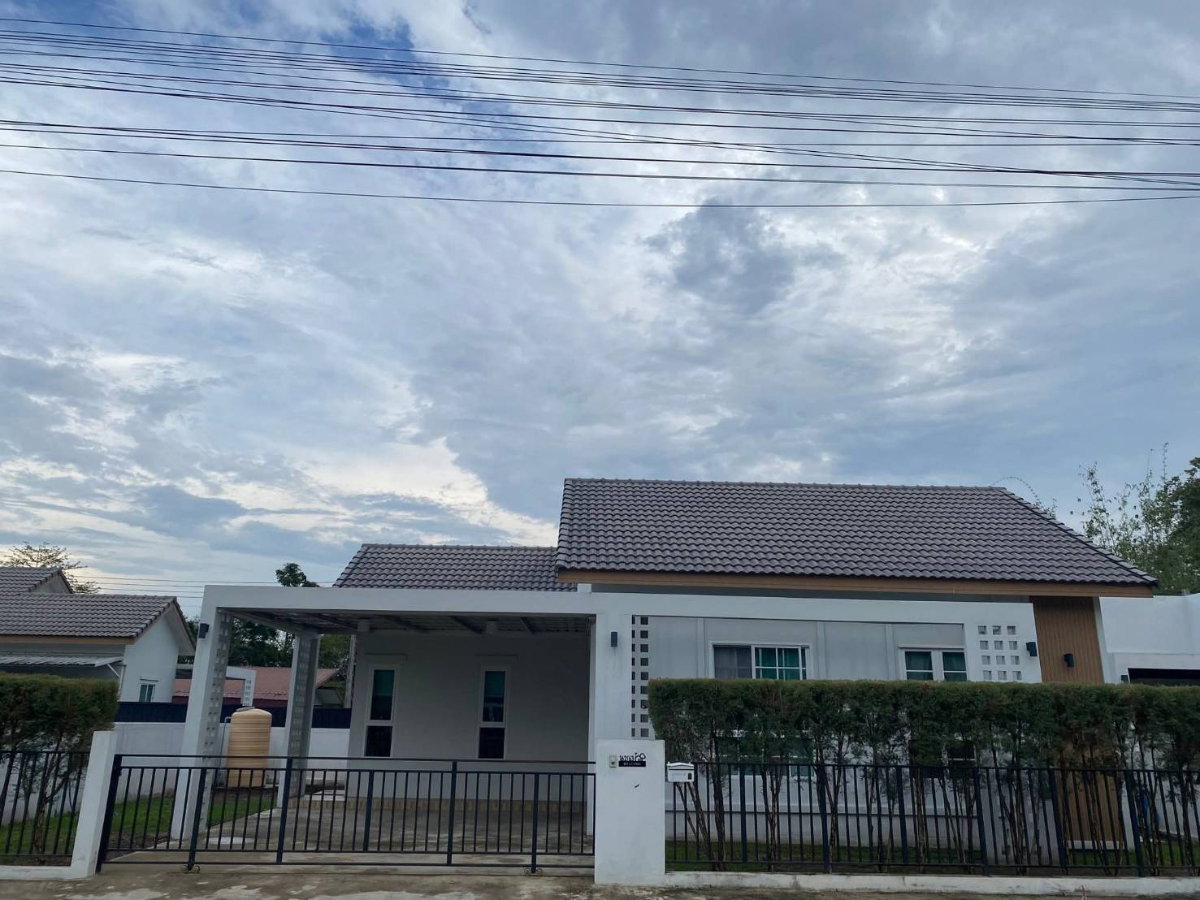 รูป ขายบ้านเดี่ยวชั้นเดียว หมู่บ้านคิวดีเฮ้าส์ เซนส์เนเจอร์ 8 สันทราย เชียงใหม่ พร้อมเฟอร์นิเจอร์ (H491) T.0946511456 - รูปที่ 1/12