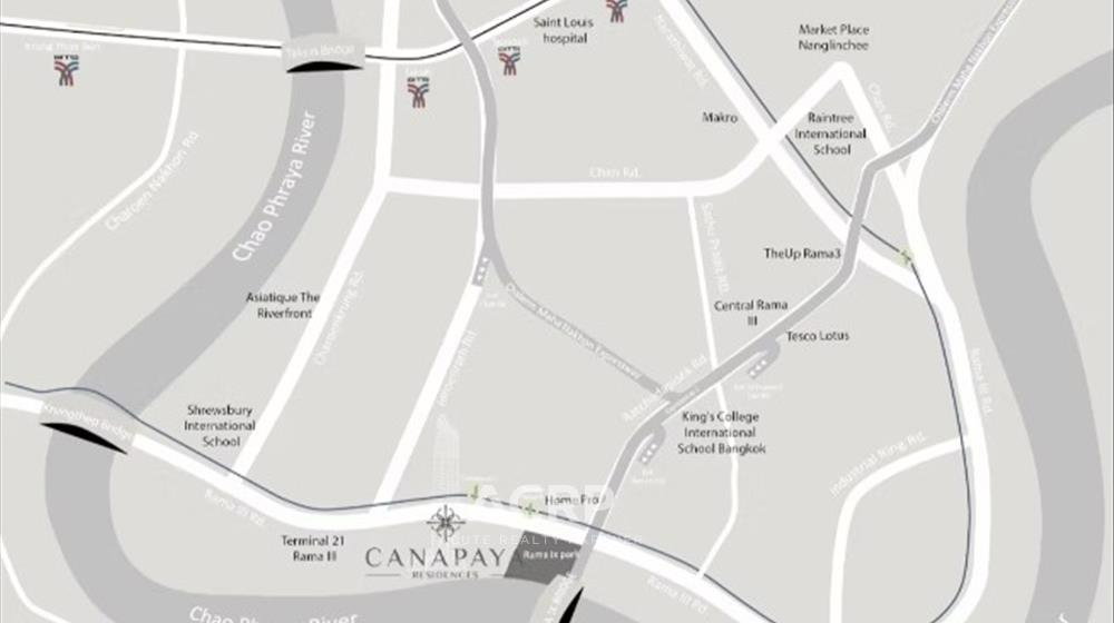picture Super Luxury for sale, Canapaya Residences, 2brs. 2bths. 88 sq.m., facing east direction with river - 7/11