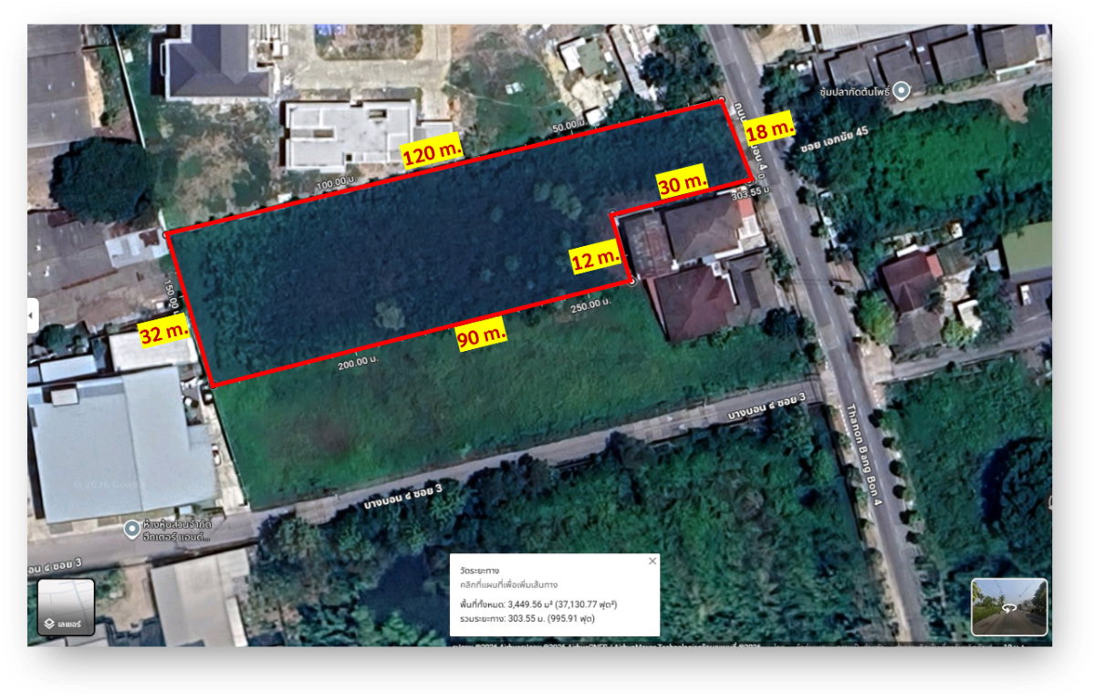 picture 🔥 Land for sale, over 2 rai, Bang Bon 4 area. Prime location, ideal for development projects and warehouses. - 7/13