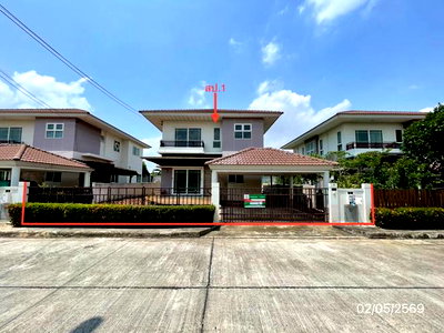 บ้านเดี่ยว สมุทรปราการ : บ้านเดี่ยว 63.6 ตร.วา ศุภาลัย การ์เด้นวิลล์ สุวรรณภูมิ บางเสาธง สมุทรปราการ 4.7M
