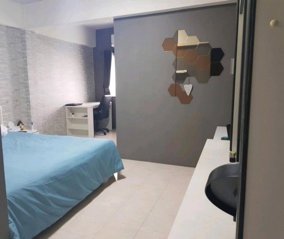 รูป ให้เช่ารุ่งคอนโด 80ตรม. 2ห้องทะลุกัน มี8ชั้น อยู่ชั้น7 ถนน รามคำแหง164 ใกล้ตลาดน้ำขวัญเรียม/ไทยวัสดุ - รูปที่ 11/17