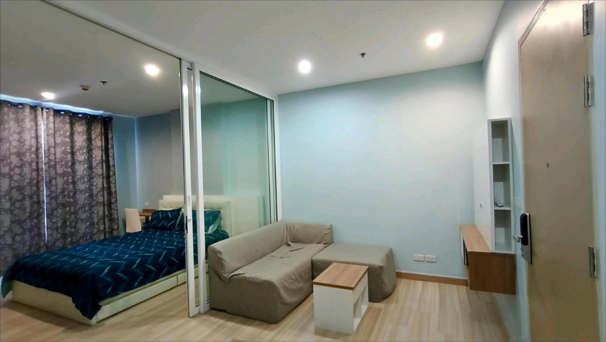 picture 🔥 Hotel Serviced Condo, large room 34 sq.m., only 9,500 THB ✨ 1st floor, unit 12A, unobstructed view, ready to move in. - 6/10