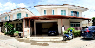 บ้านเดี่ยว รร.กสิณธรเซนต์ปีเตอร์ : ขายบ้านเดี่ยว 2 ชั้น ม.บ้านนนท์ณิชา บางใหญ่ ทำเลทอง ใกล้รถไฟฟ้าและเซ็นทรัลเวสต์เกต