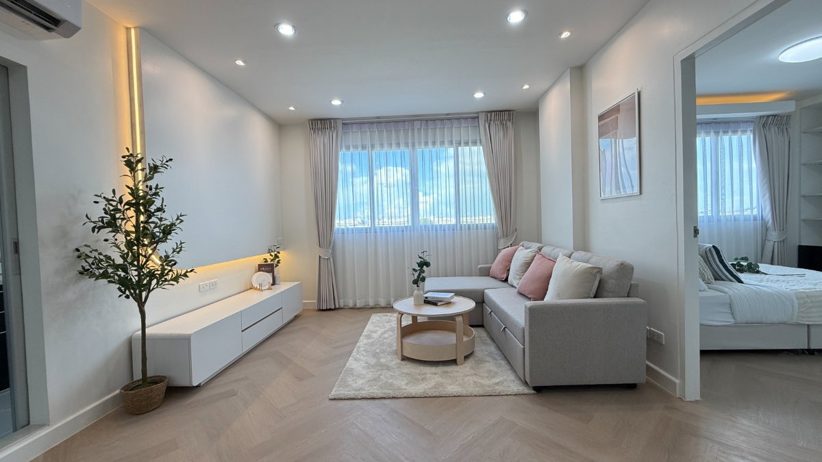 รูป ขาย D Condo รามอินทรา ห้องสวย พร้อมเฟอร์นิเจอร์ใหม่หมด - รูปที่ 3/14