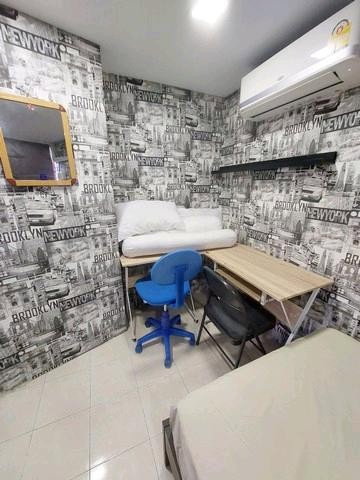 รูป ให้เช่ารุ่งคอนโด 80ตรม. 2ห้องทะลุกัน มี8ชั้น อยู่ชั้น7 ถนน รามคำแหง164 ใกล้ตลาดน้ำขวัญเรียม/ไทยวัสดุ - รูปที่ 15/17