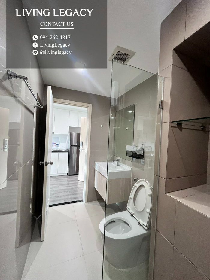 รูป SGEJD6 เช่าด่วน คอนโด Rich Park @ Triple Station 29 ตร.ม. ชั้น 27 พร้อมเฟอร์นิเจอร์ 13,000 บาท/เดือน line id : @livinglegacy - รูปที่ 15/21