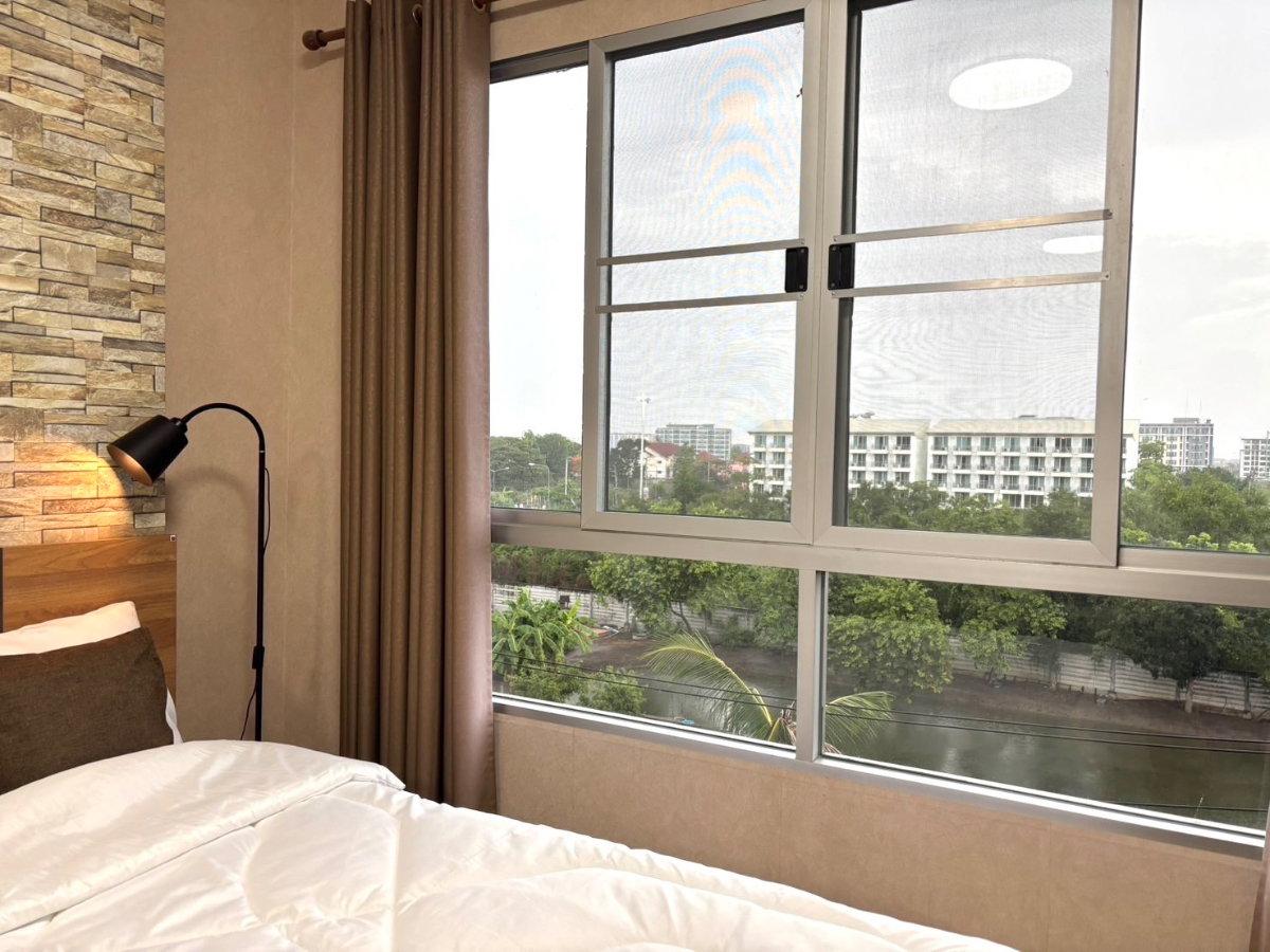 picture 📌𝐔𝐏𝐃𝐀𝐓𝐄 𝐑𝐎𝐎𝐌 𝟐𝟎𝟐𝟔📌 Condo for rent at Campus Resort Bangna [Beautiful built-in room / Free WiFi in room] ID LINE: atccity 💻 - 4/12