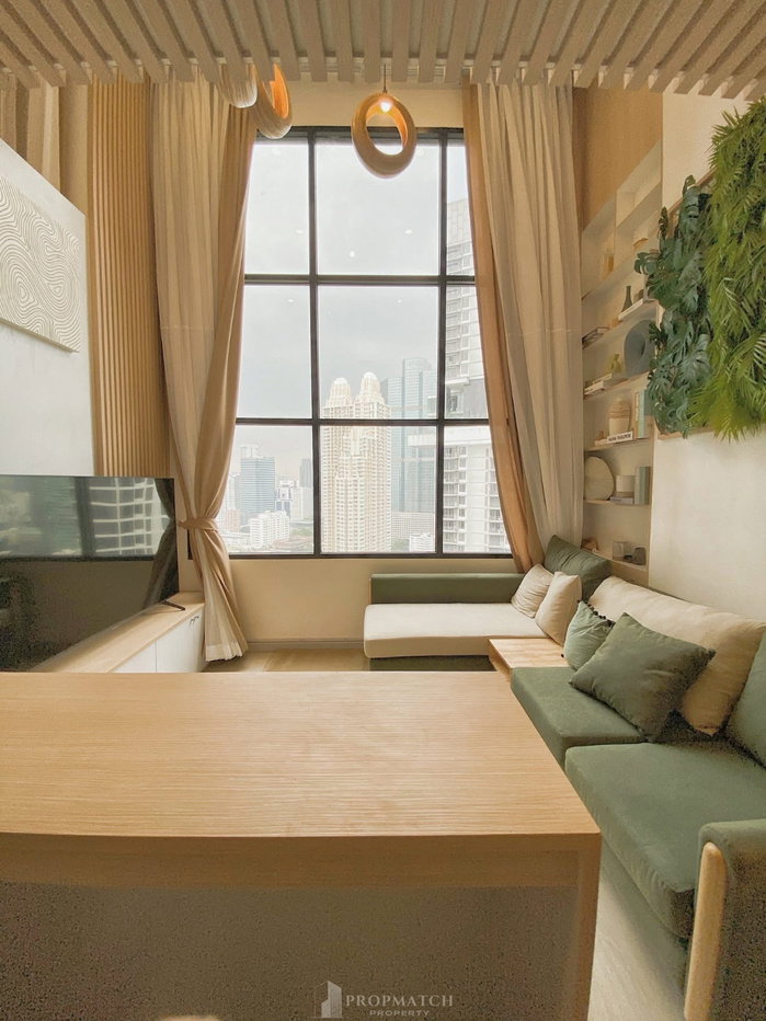 รูป PM017061 ✨Flash Deal ✨ KnightsBridge Prime Sathorn (1Bed 1Bath 37 SQM.) พร้อมอยู่ ! เพียง 27,000 บาทต่อเดือน Tel.0981315848 @propmatch - รูปที่ 2/10