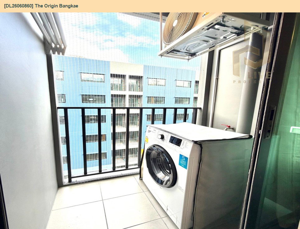 รูป DL26060860 ให้เช่าคอนโด ดิ ออริจิ้น บางแค (The Origin Bangkae) ใกล้ MRT บางแค พร้อมเข้าอยู่ โทรด่วน 0653619502 LineID @952jdxxk - รูปที่ 6/6