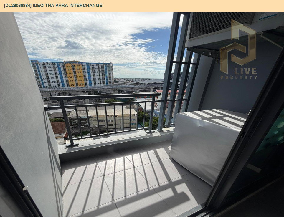รูป DL26060884 ให้เช่าคอนโด ไอดีโอ ท่าพระ อินเตอร์เชนจ์ (IDEO Tha Phra Interchange) ใกล้ MRT ท่าพระ พร้อมเข้าอยู่ โทรด่วน 0653619502 LineID @952jdxxk - รูปที่ 7/8