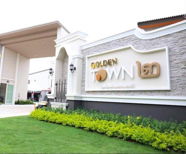 4-bed townhouse for sale, 21.9 sq wah, Golden Town 2 Bangna - Suanluang
