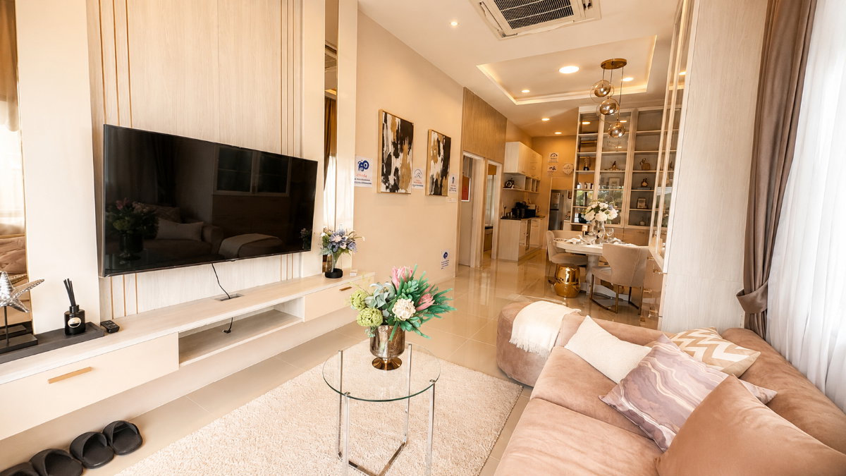 picture Phatra Grand Town 3: Modern-style townhomes with 2 bedrooms and complete common areas. - 5/8