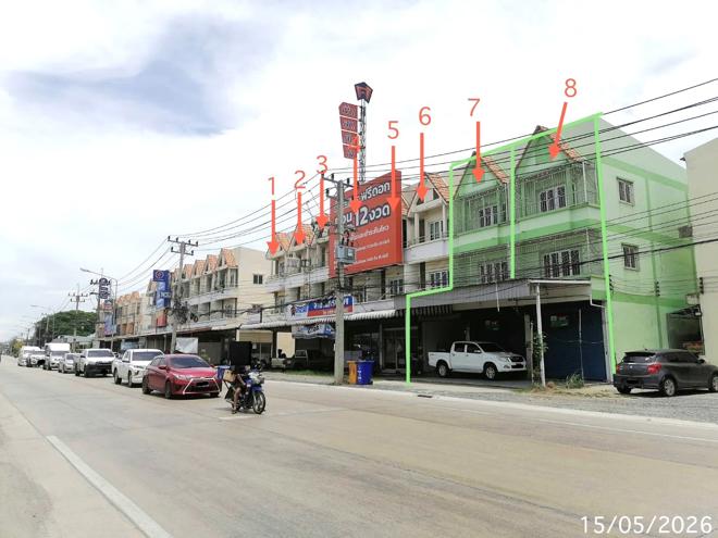 รูป อาคารพาณิชย์ 48 ตร.วา นครหลวง พระนครศรีอยุธยา 4.6M - รูปที่ 2/44