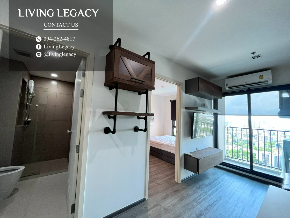รูป SGEJD6 เช่าด่วน คอนโด Rich Park @ Triple Station 29 ตร.ม. ชั้น 27 พร้อมเฟอร์นิเจอร์ 13,000 บาท/เดือน line id : @livinglegacy - รูปที่ 12/21