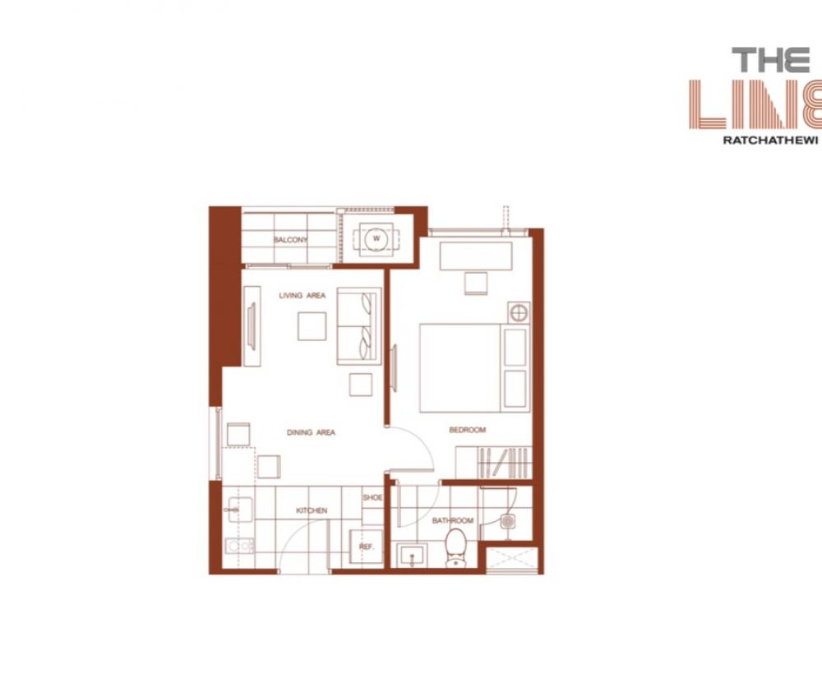 รูป 🏢 ให้เช่าคอนโด : THE LINE Ratchathewi (เดอะ ไลน์ ราชเทวี)   รหัสทรัพย์ | 📌LNP-C13692  - รูปที่ 11/11