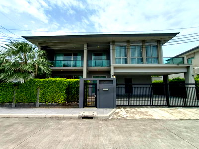 เช่าบ้านเดี่ยว สนามบินสุวรรณภูมิ : HR3531ให้เช่าบ้านเดี่ยวหรูหลังมุม เดอะปาล์ม บางนา-วงแหวน (The Palm Bangna-Wongwaen) ใกล้ Mega Bangna ทำเลสุขาภิบาล 2