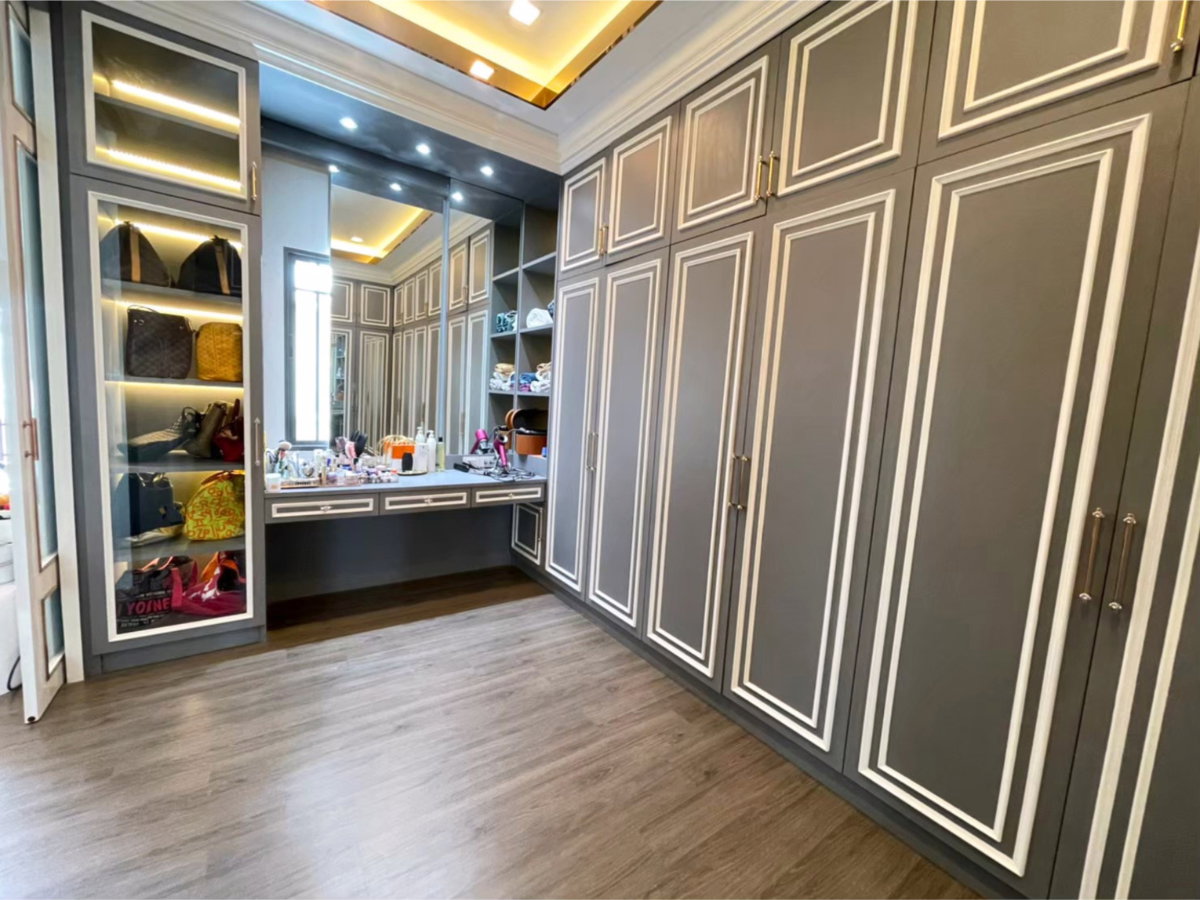 รูป ขาย บ้านเดี่ยว ตกแต่งผนังและBuild-inทั้งบ้าน Bangkok Boulevard Ramintra-Serithai2 สไตล์ Luxury Nordic 62.3 ตร.ว.  - รูปที่ 12/21