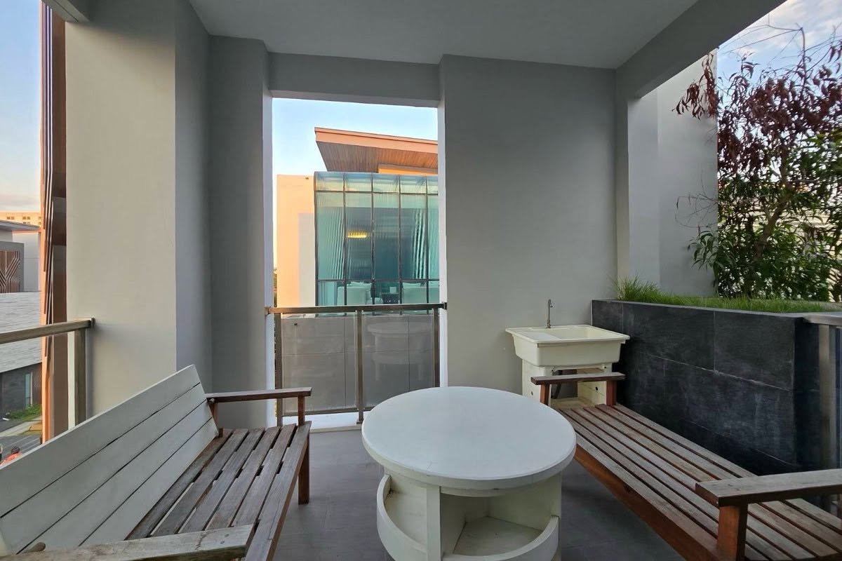 รูป (AP114) ให้เช่าบ้านเดี่ยว The Gentry Phatthanakan 2 I 4 ห้องนอน 5 ห้องน้ำ I Luxury Private Villa ใจกลางเมือง เพียง 5 กม.ถึงทองหล่อ - รูปที่ 16/27