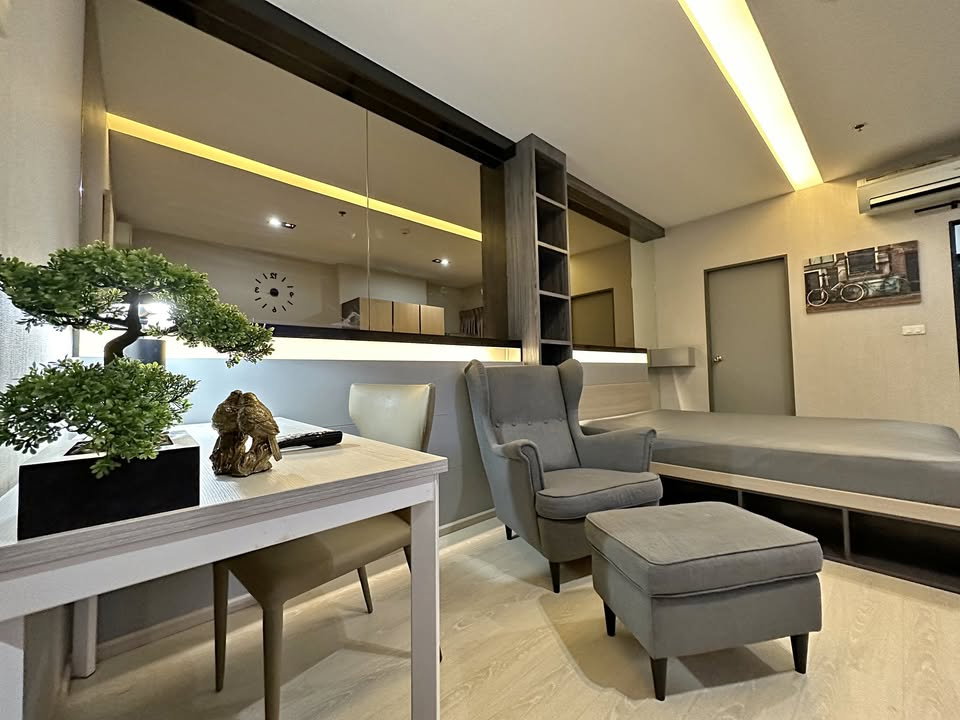 picture IDEO Sukhumvit 115 | BTS Phu-Chao | Studio 28 Sq.m. | **Rent 10K THB ** | Viewing Add Line ID: @property.ma - 8/15