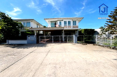 บ้านเดี่ยว นิคมอัญธานี (เจมโมโปลิส) : ขายบ้านเดี่ยว 2 ชั้น หมู่บ้านมัณฑนา อ่อนนุช–วงแหวน 3 หลังริม  ใกล้เมกาบางนาและสนามบินสุวรรณภูมิ