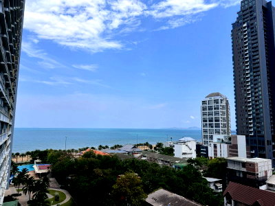 ขายคอนโด : ⛵ Lumpini Jomtien ⛵ Foreinger quota / Sea view / 9F / 2bedrooms for quick sale彡